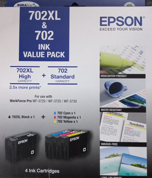 Ink Epson 702 4 Pack