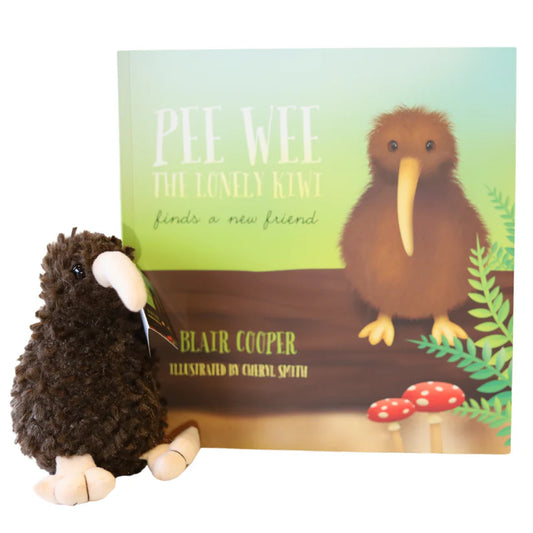 Pee Wee the Lonely Kiwi Finds a New Friend