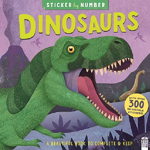 Sticker by Number Dinosaurs