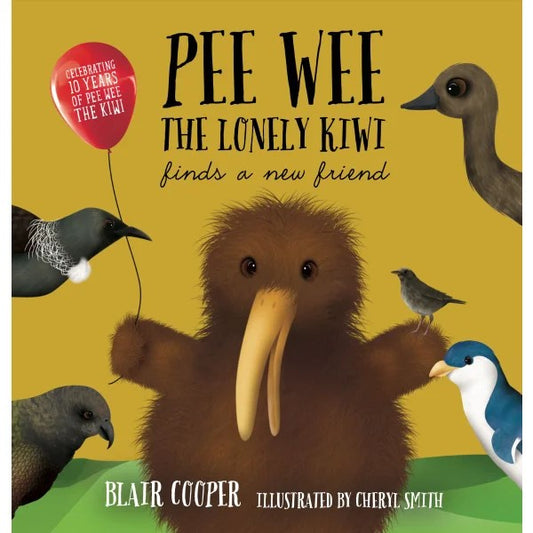 Pee Wee the Lonely Kiwi Finds a New Friend - Special 10 year edition: Te reo Maori Flip edition