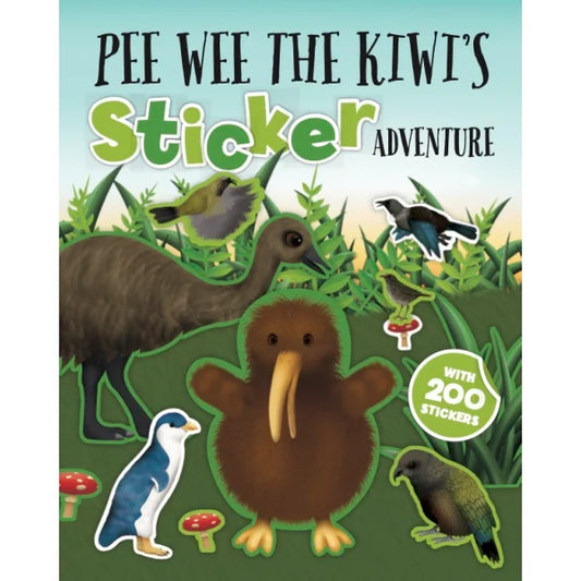 Pee Wee the Kiwis Sticker Adventure Book