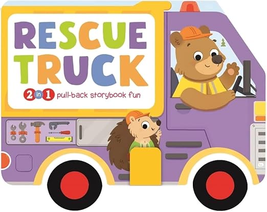Rescue Truck - Pull Back Book