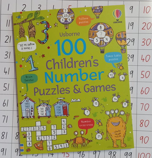 100 Children's Number Puzzles and Games