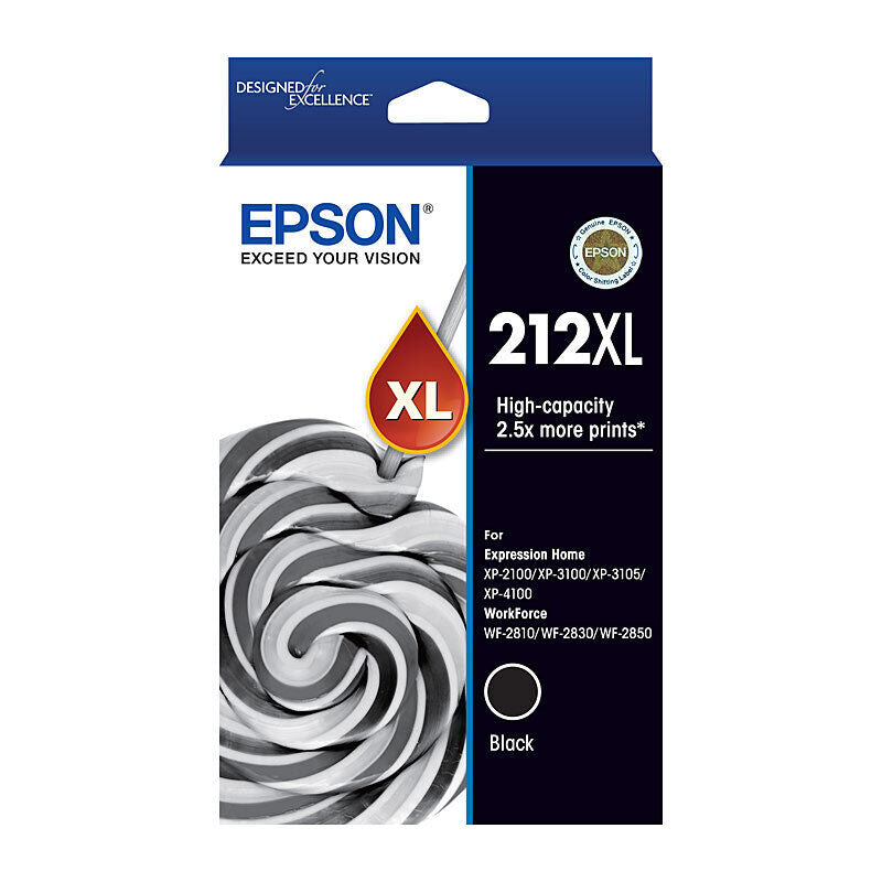 Epson 212 HY Black Ink Cart