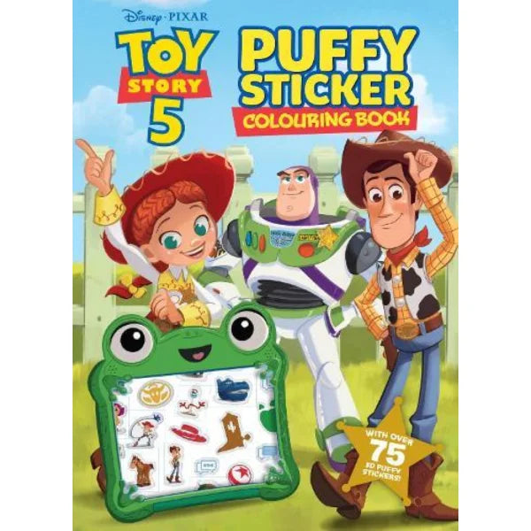 TOY STORY 5: PUFFY STICKER COLOURING BOOK (DISNEY