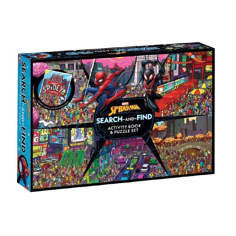 Spider-man search and find book and puzzle